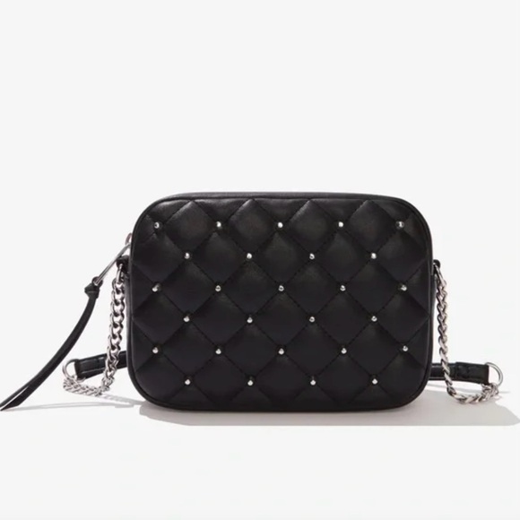 Rebecca Minkoff | Quilted Studded Crossbody Bag - Picture 1 of 14